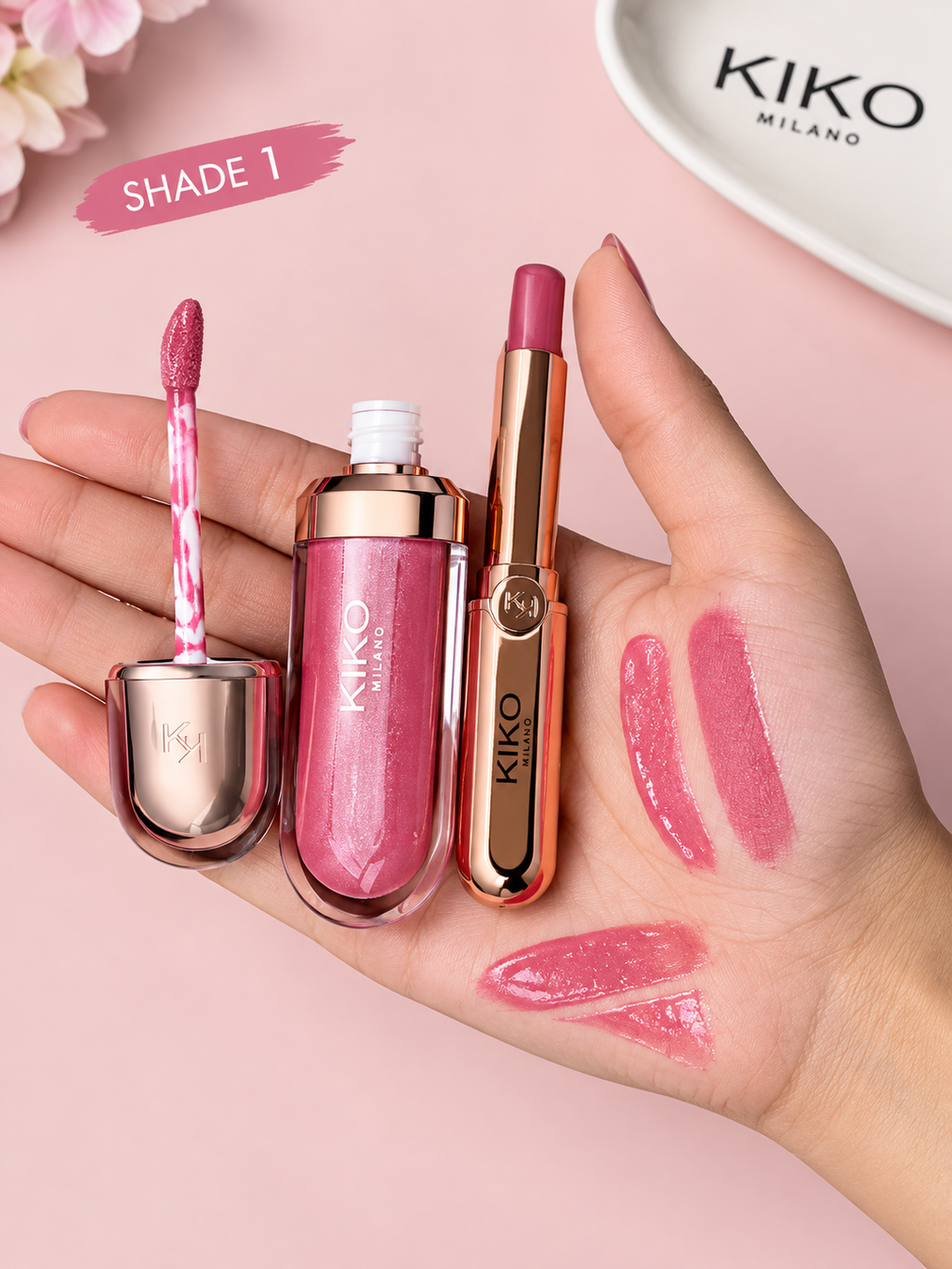 KIKO Milano Golden Oasis – Lip Gloss &Lip Liner Duo
