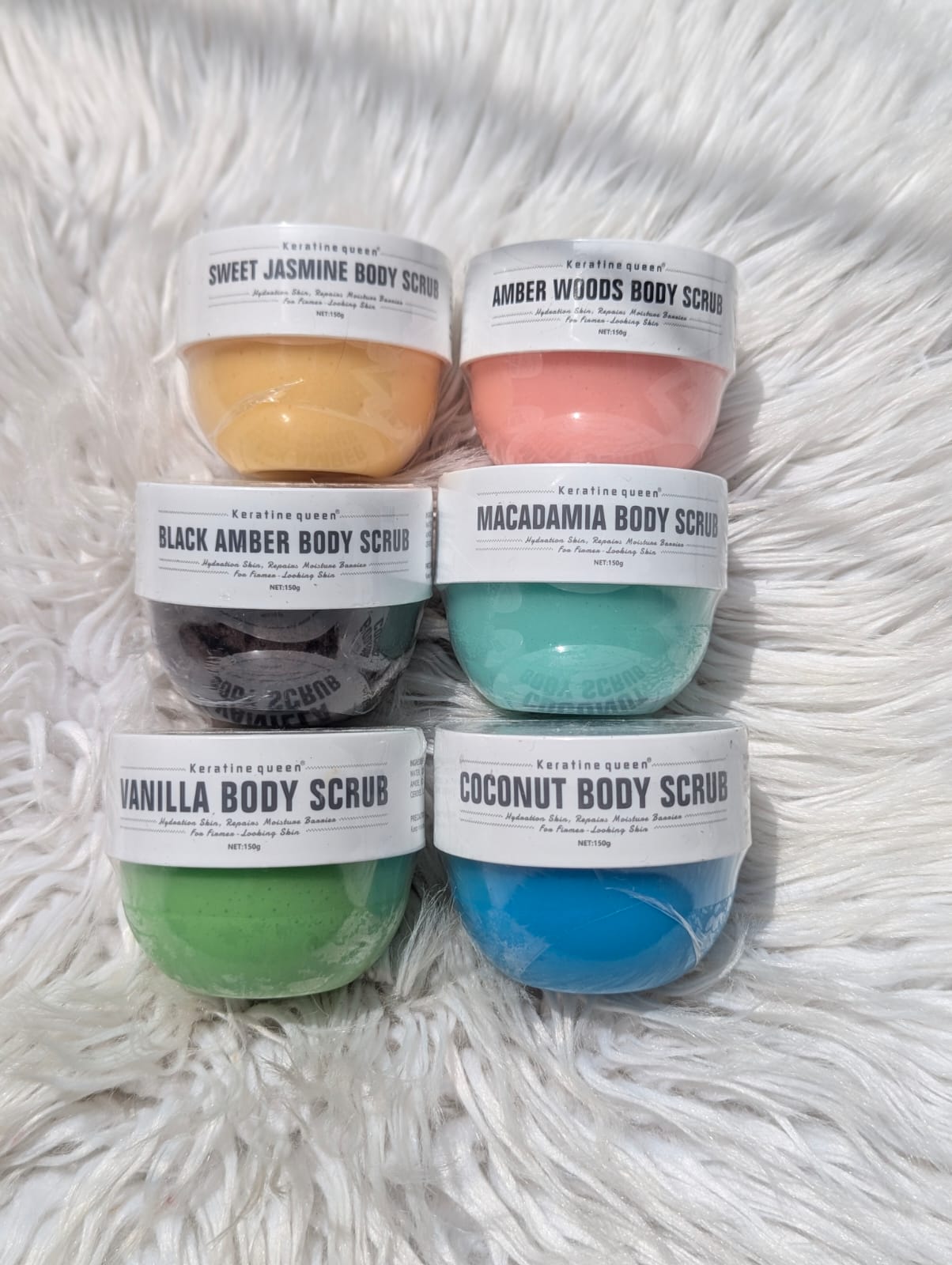 Keratin queen body scrub