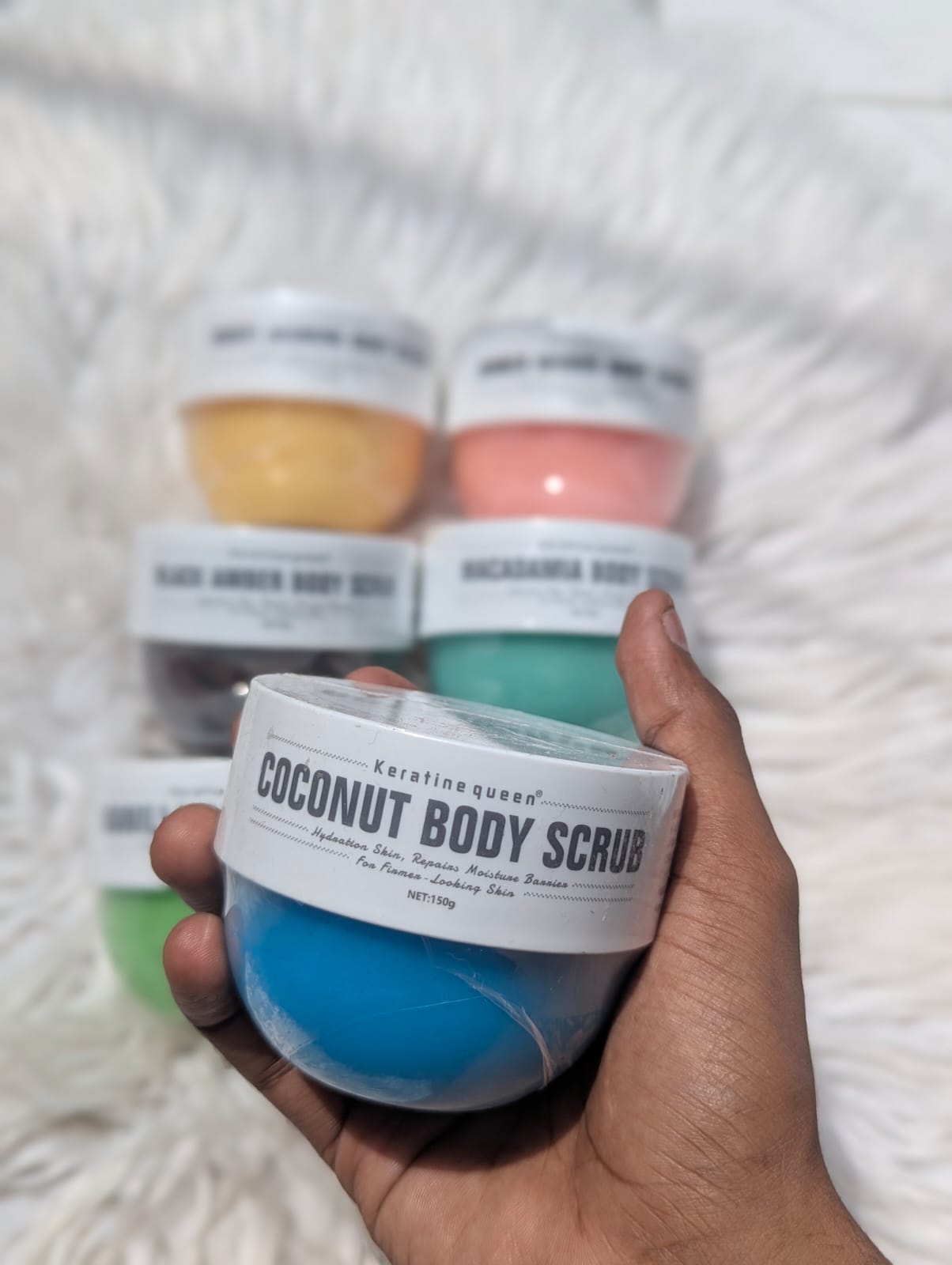 Keratin queen body scrub