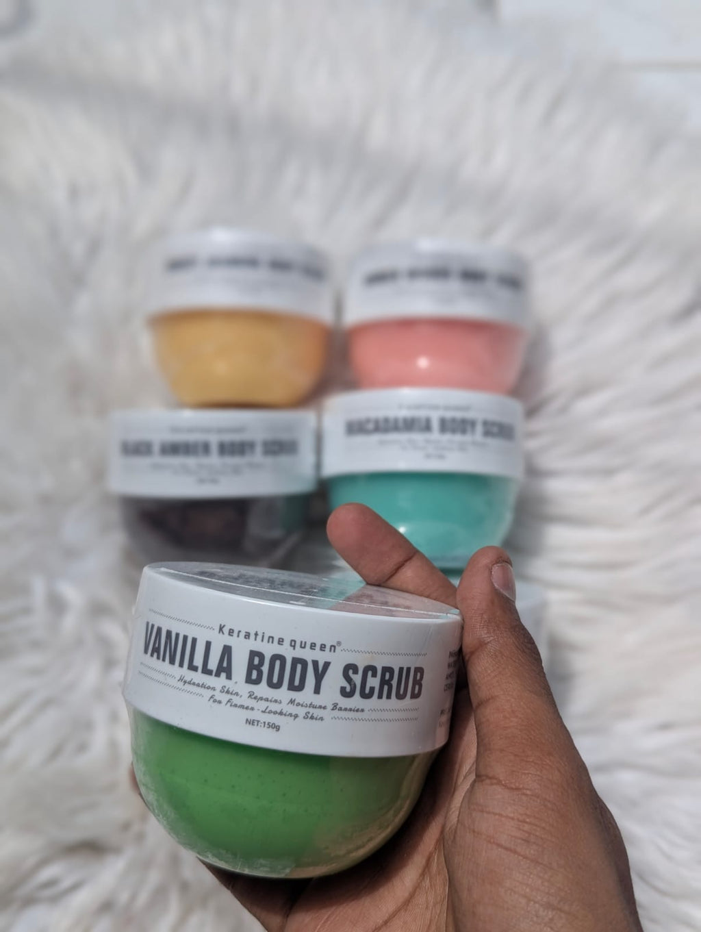 Keratin queen body scrub