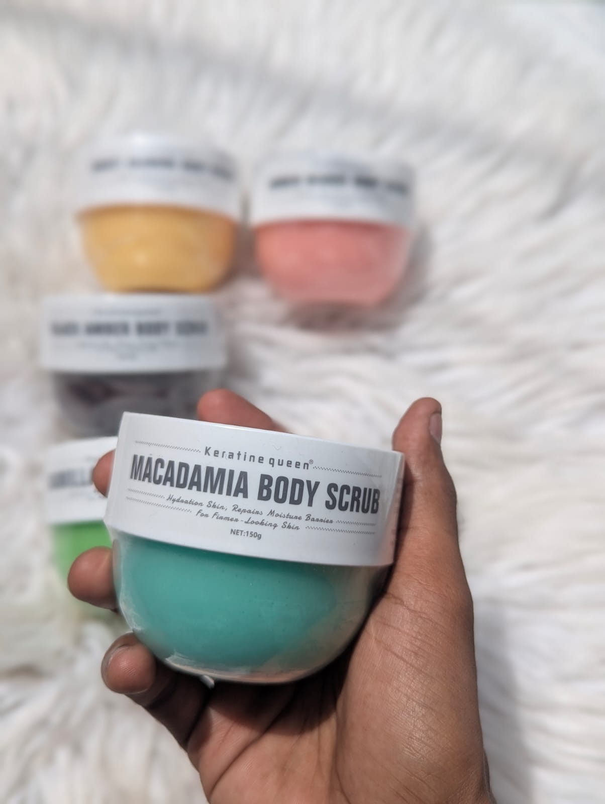 Keratin queen body scrub