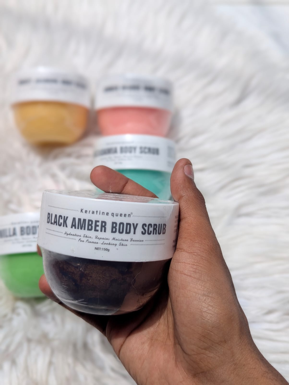 Keratin queen body scrub