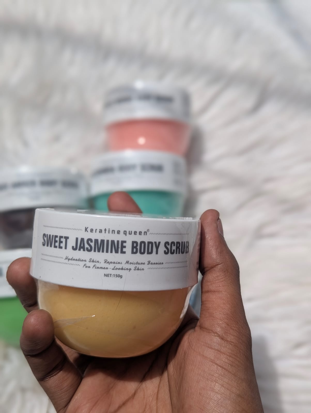 Keratin queen body scrub