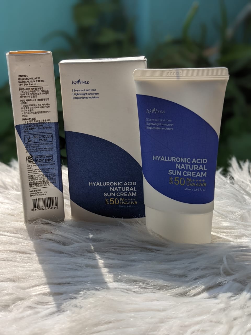 ISNTREE Hyaluronic Acid Natural Suncream SPF50 PA++++