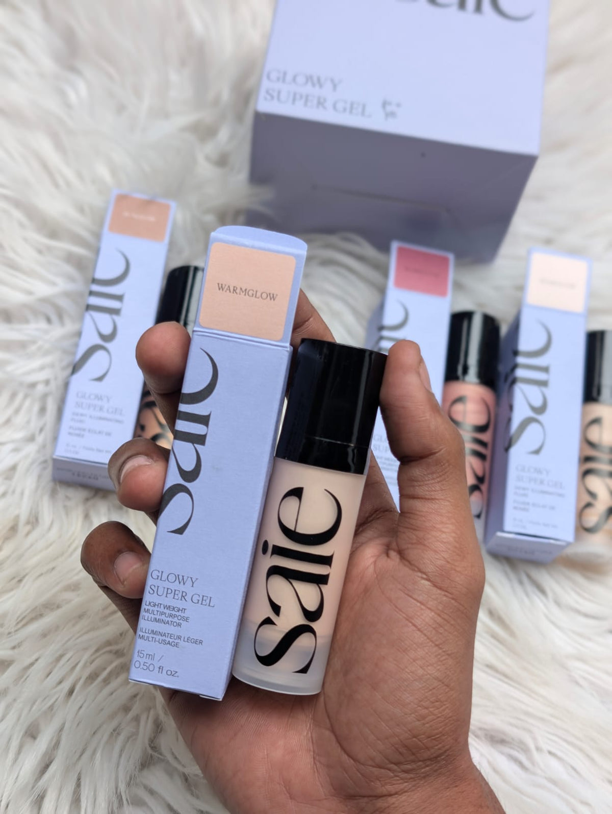 Saie Mini Glowy Super Gel Dewy Highlighter