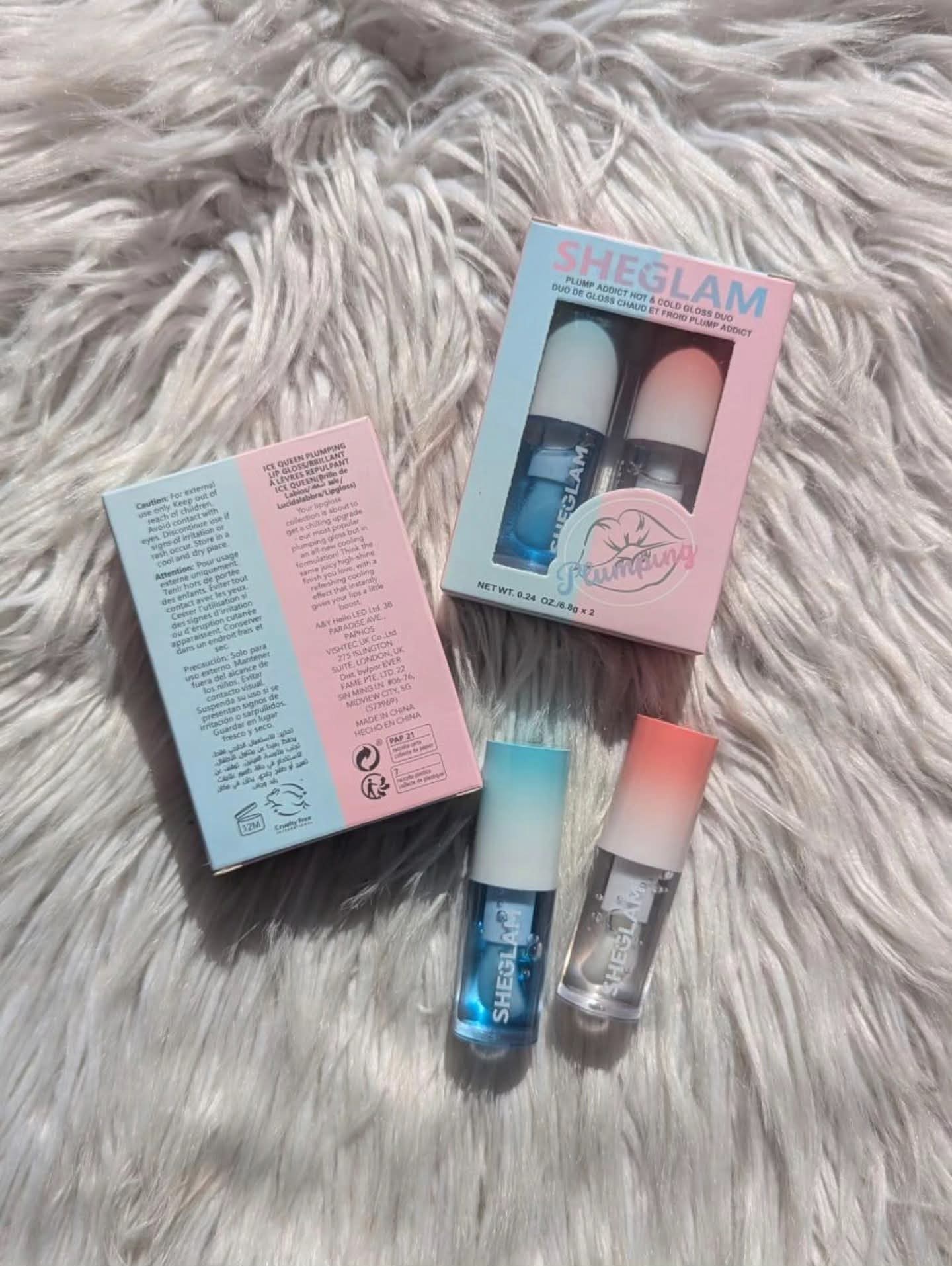 SHEGLAM Plump Addict Hot & Cold Gloss duo