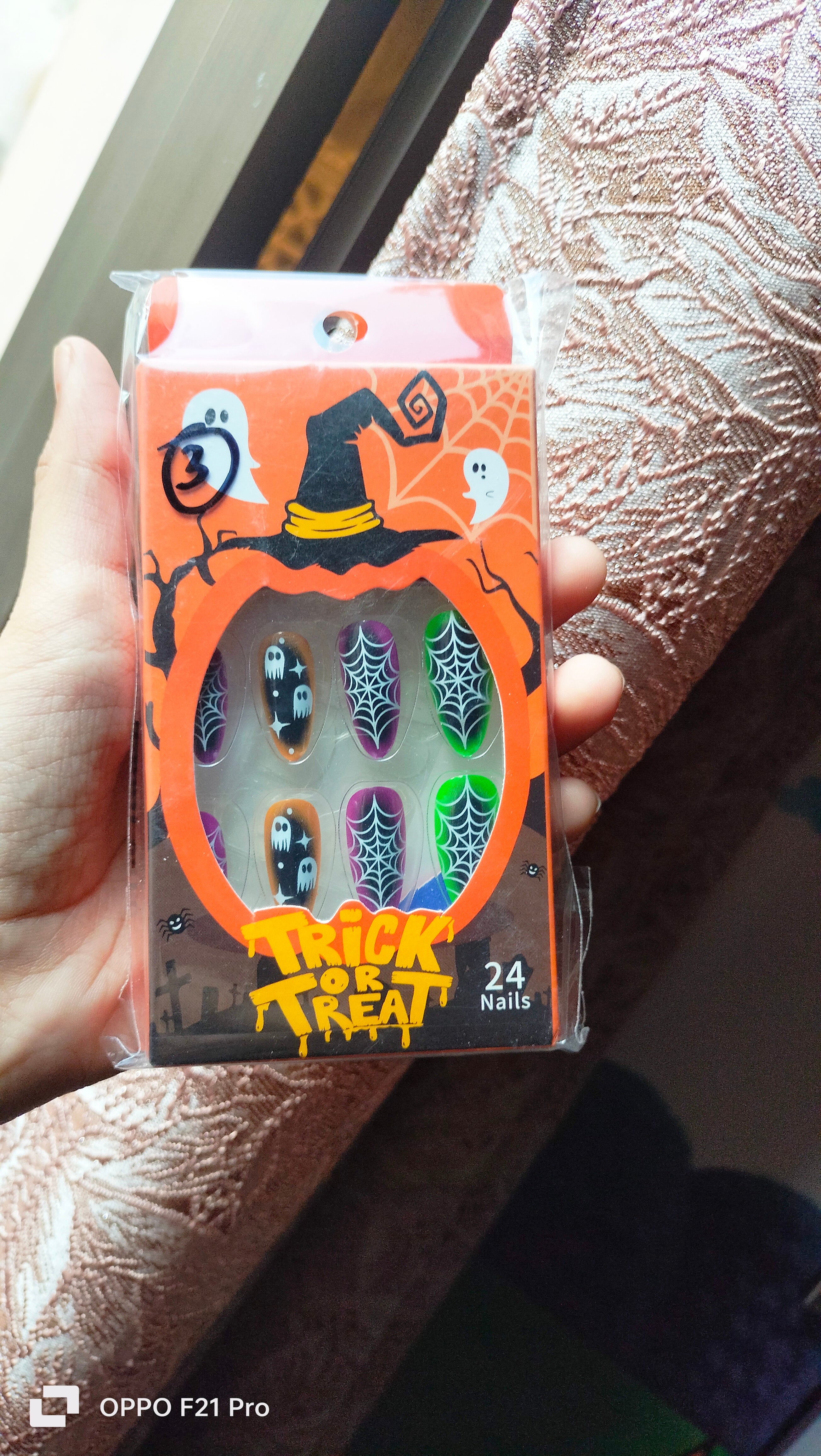 Halloween Press On Nails - 24pcs
