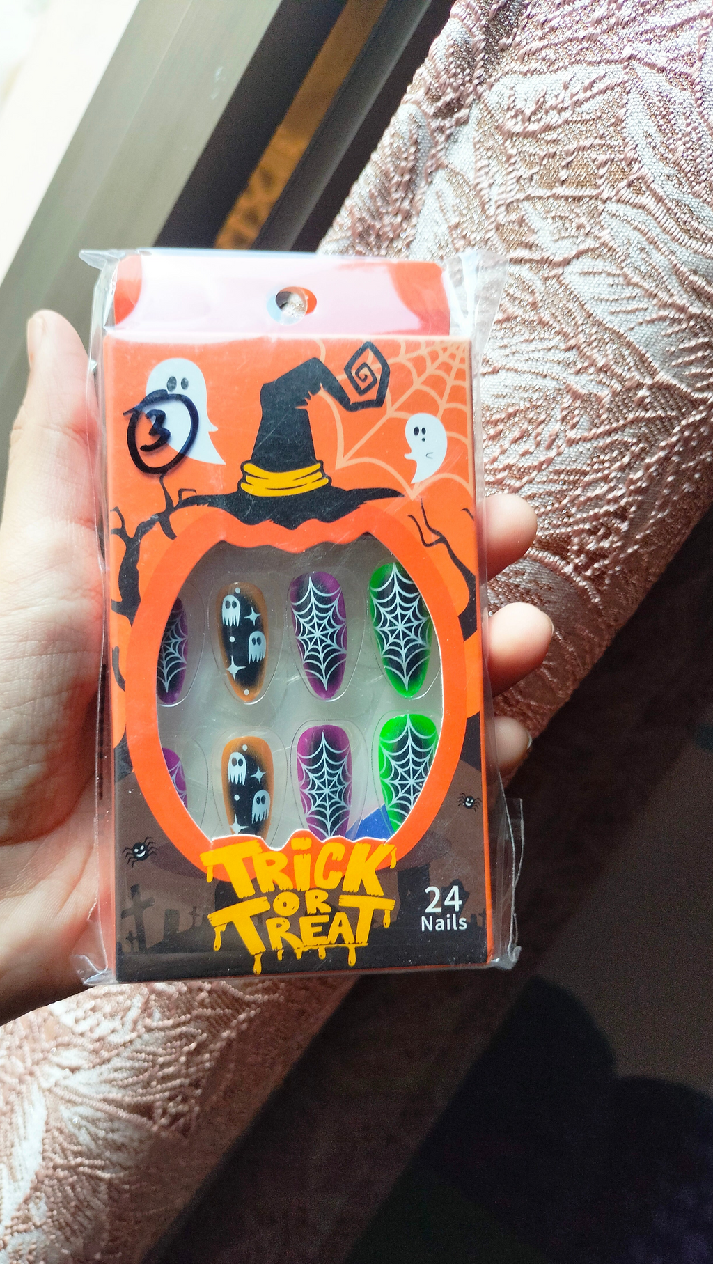 Halloween Press On Nails - 24pcs