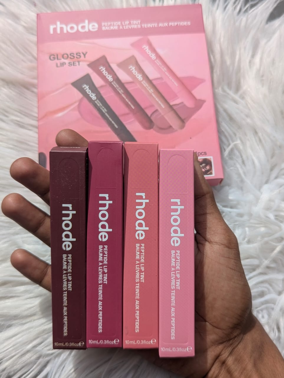 RHODE Peptide Lip Tint | 10ml / 0.31 fl oz each
Glossy Lip Treatment Set
