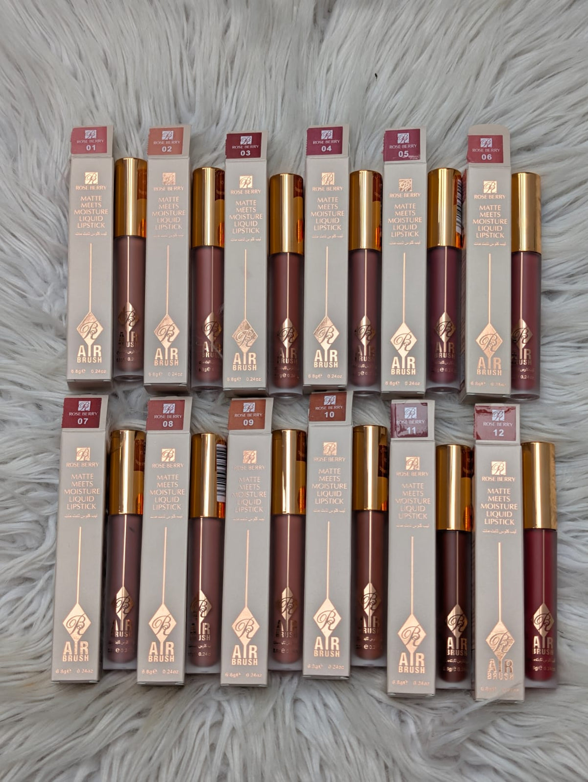 Rose berry matte liquids lipstick