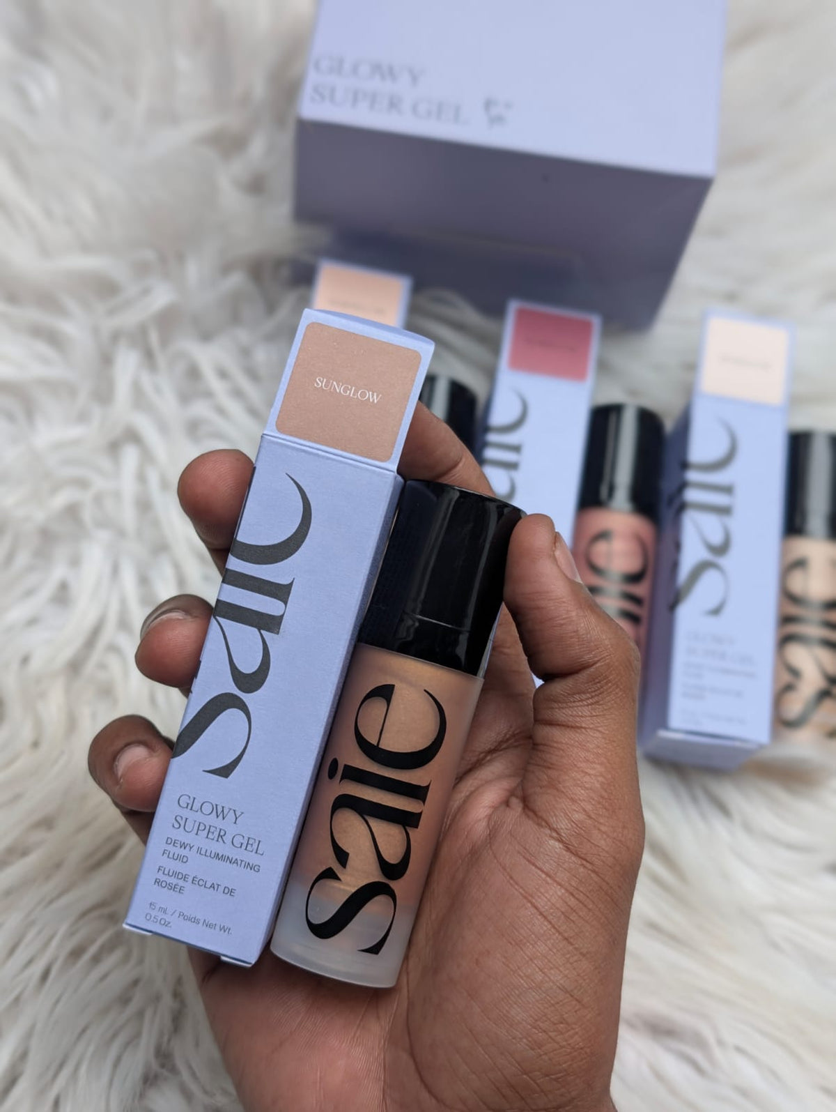 Saie Mini Glowy Super Gel Dewy Highlighter