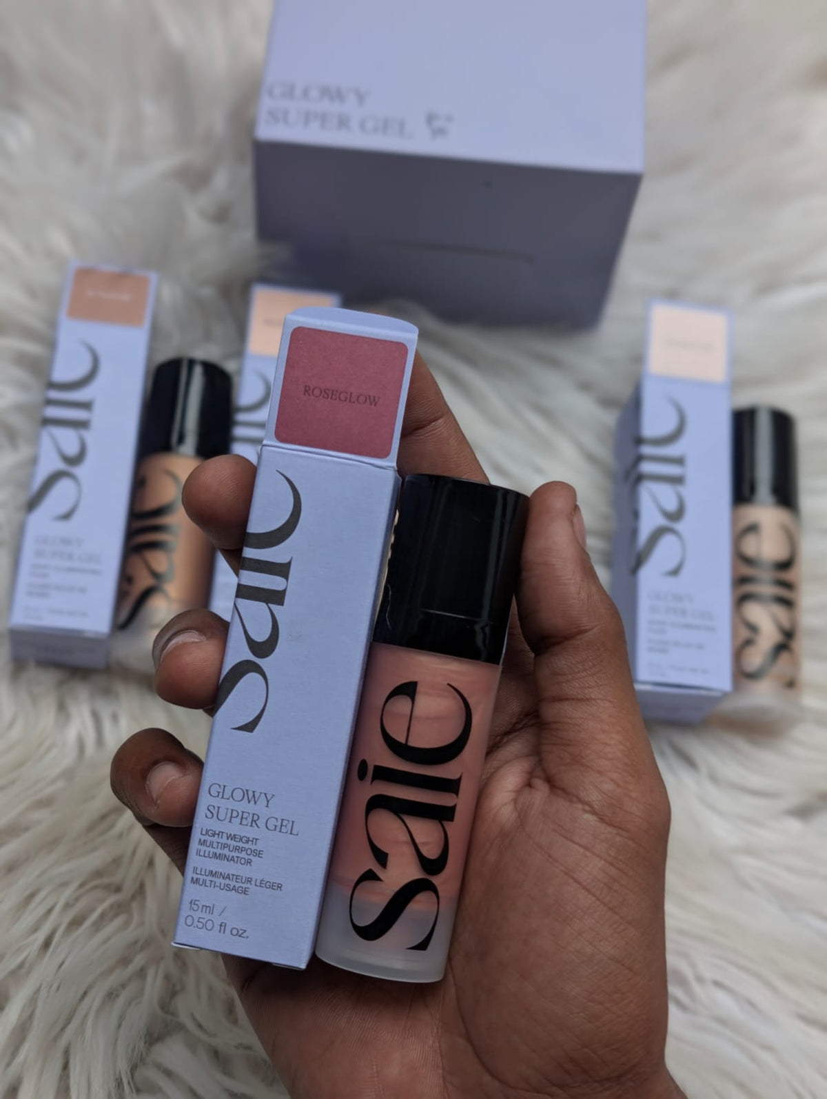 Saie Mini Glowy Super Gel Dewy Highlighter