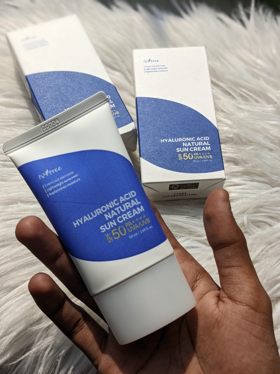 ISNTREE Hyaluronic Acid Natural Suncream SPF50 PA++++