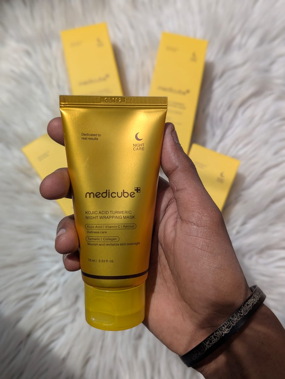 MEDICUBE Kojic Acid Turmeric Night Wrapping mask