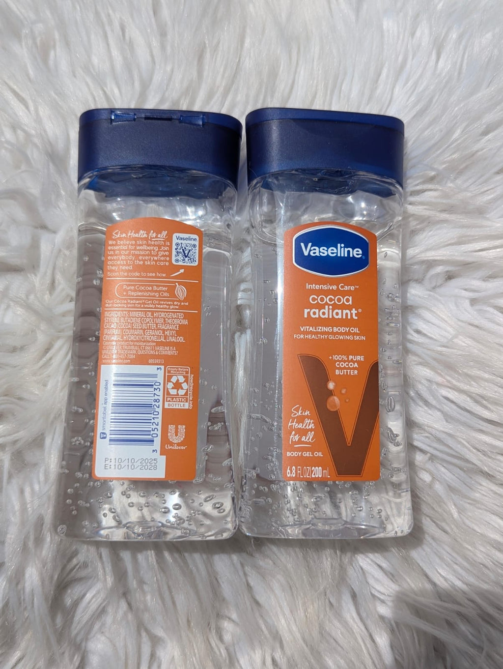 VASELINE BODY OIL SKIN