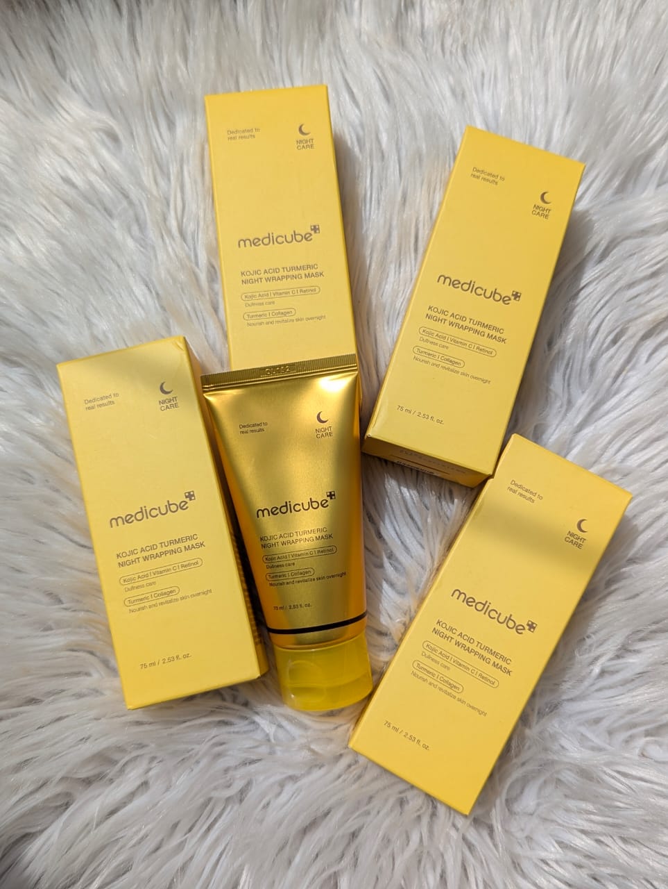MEDICUBE Kojic Acid Turmeric Night Wrapping mask