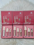 Rose berry liquid blush & highlighter & lipgloss 3in1 set