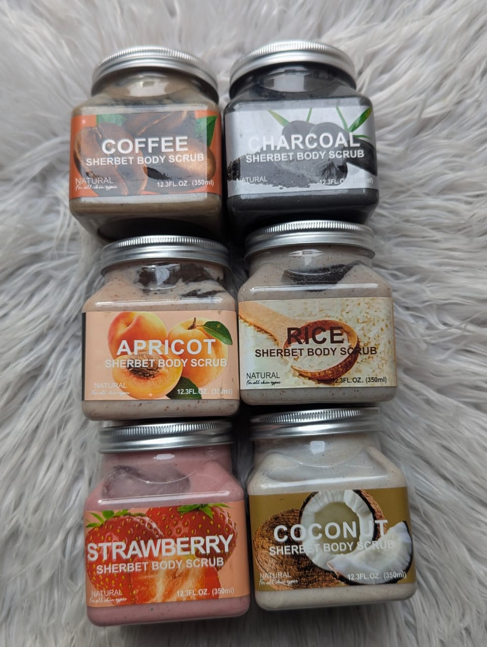 SHERBET BODY SCRUB | 350ml / 12.3 fl oz each