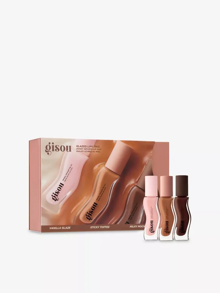 Gisou glazed lip trio