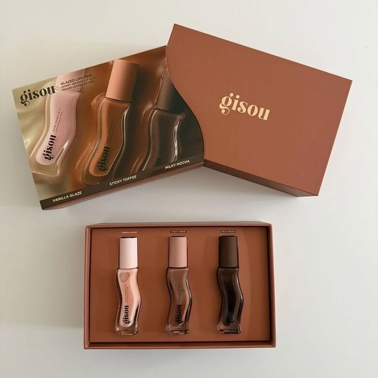 Gisou glazed lip trio