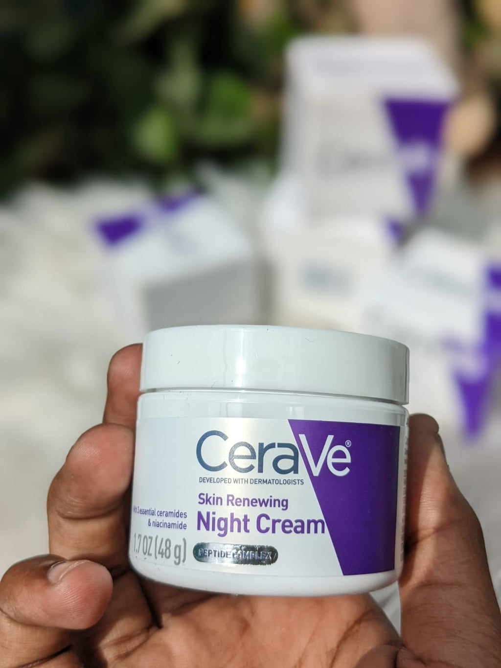 CeraVe Skin Renewing Night Cream - 48g Jar