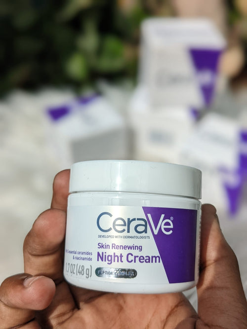 CeraVe Skin Renewing Night Cream - 48g Jar