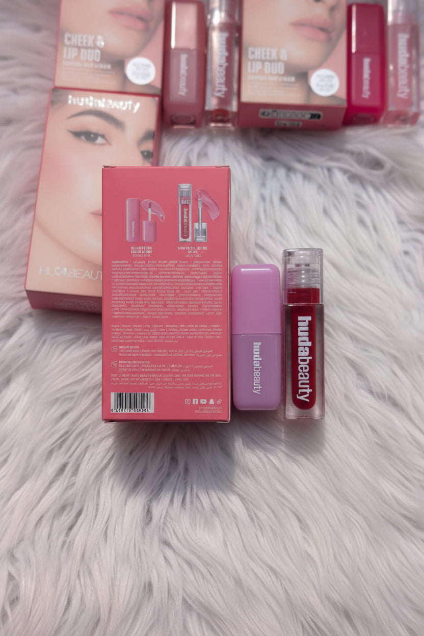 Huda Beauty Cheek & Lip Duo – Berries And Cream