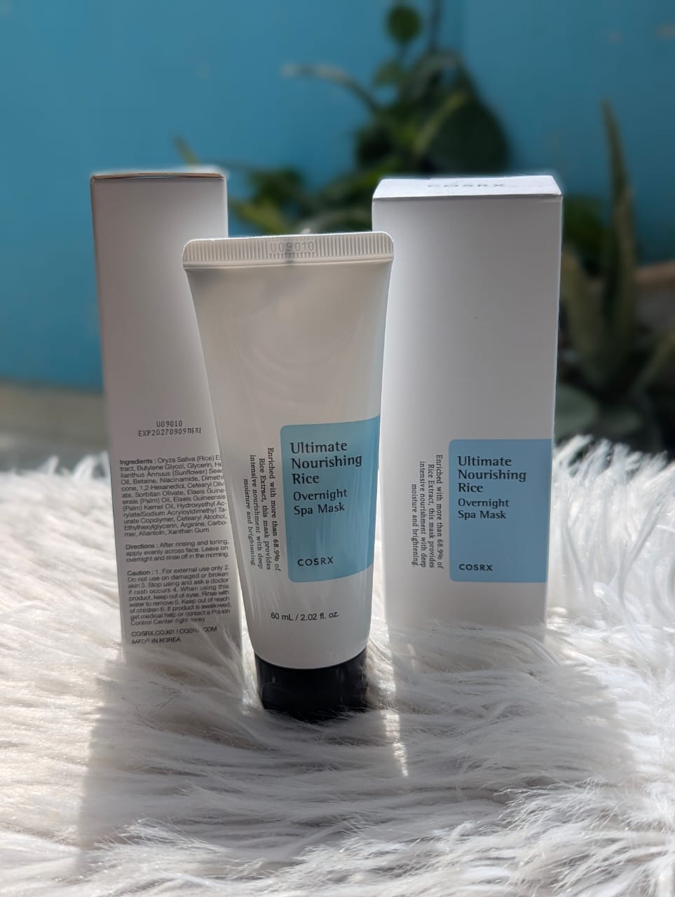 COSRX Ultimate Nourishing Rice Overnight Spa Mask