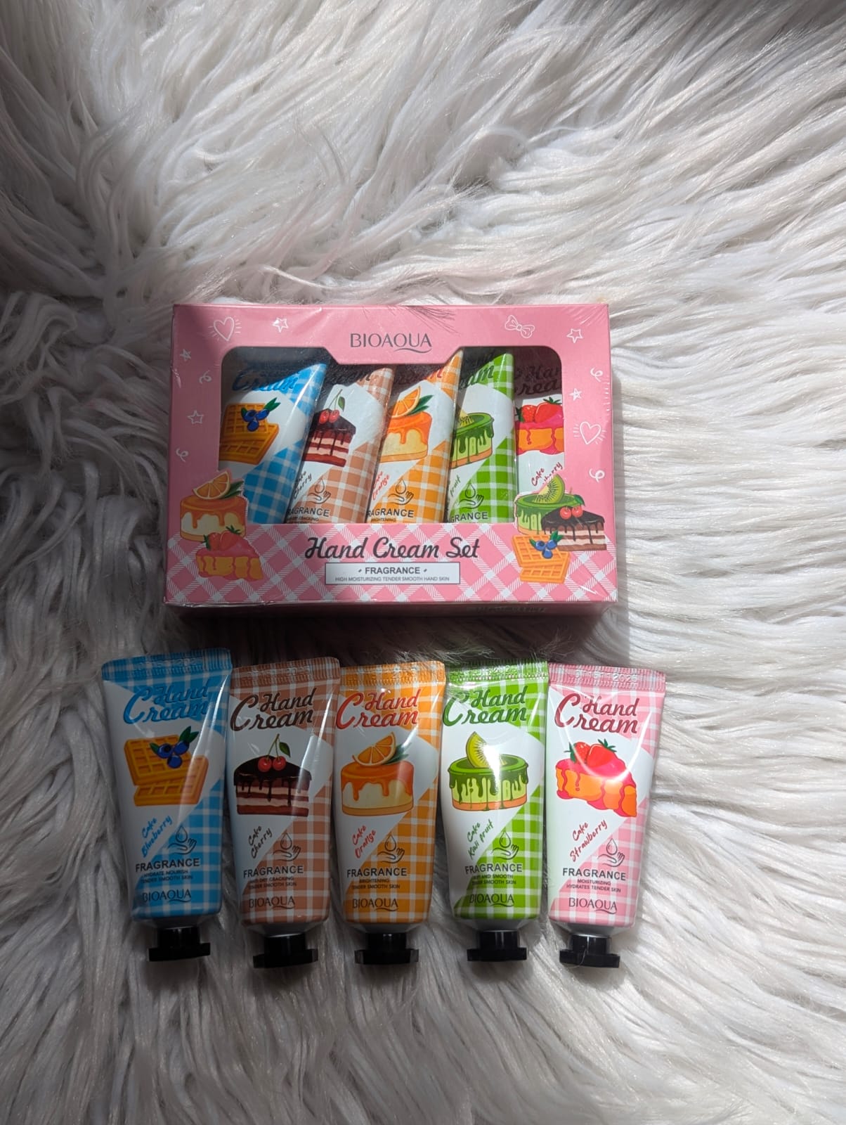 Bioaqua hand cream 
5ps set