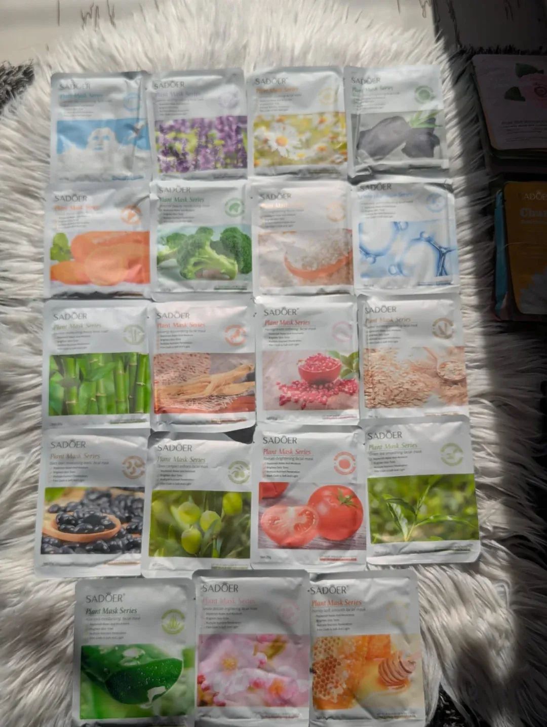 SADOER Plant Mask Series Sheet Masks
