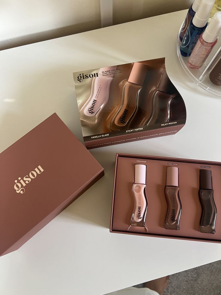 Gisou glazed lip trio