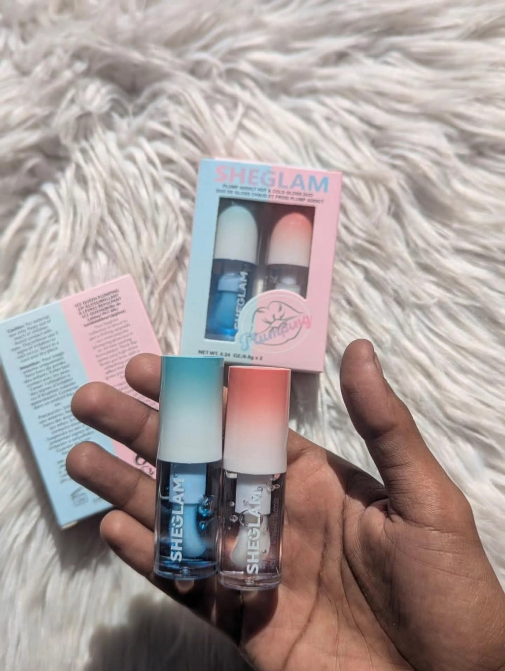 SHEGLAM Plump Addict Hot & Cold Gloss duo